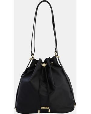 Barbour Qualify Large Drawcord Tote Bag - Black
