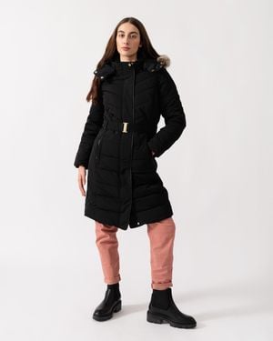 Joules Aspen Long Parka - Black