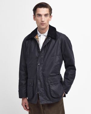 Barbour Ashby Wax Jacket - Blue