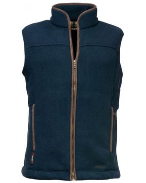 Musto Melford Mens Fleece Gilet - Blue