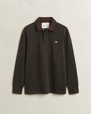 GANT Cord Collar Rugger - Black