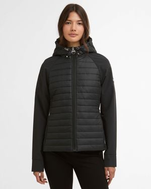 Barbour Valentina Quilted Hybrid Jacket - Black
