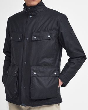 Barbour Wellstone Wax Jacket - Blue