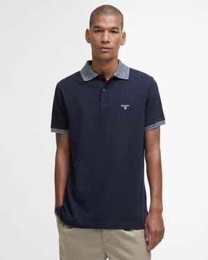 Barbour Marlton Tailored Fit Polo Shirt - Blue