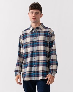 Paul Smith Ps Long Sleeve Casual Fit Check Shirt - Blue