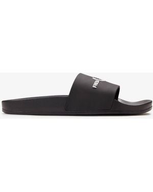 Fred Perry Branded Slider - White