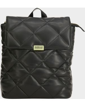 Barbour Hoxton Soft Quilt Backpack - Black