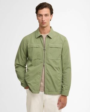 Barbour Glendale Zipped Overshirt - Green