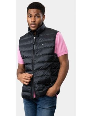 GANT Light Down Gilet Colour: 5 - Black