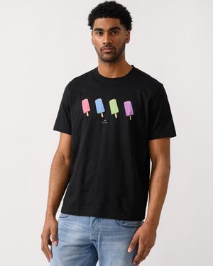 Paul Smith Ps Regular Fit Lollies T-Shirt - Black