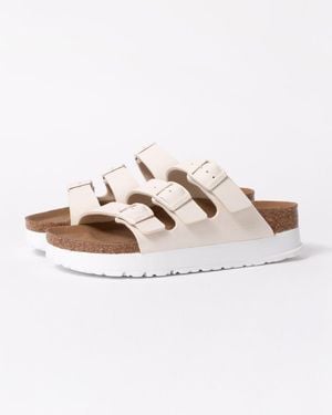 Birkenstock Papillio Florida Iii Vegan Platform Sandals - White