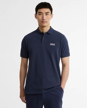 Barbour Essential Short Sleeve Polo - Blue