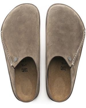 Birkenstock Zermatt Premium Suede Leather Clogs - Multicolour