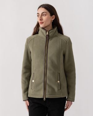 Joules Heritage Full Zip Fleece - Green
