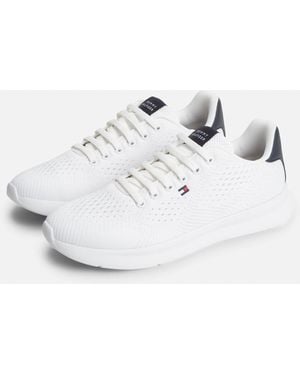Tommy Hilfiger Lightweight Knit Trainers - White