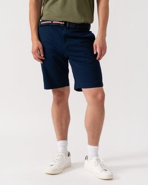 Tommy Hilfiger Denton 9.5" Essential Twill Shorts - Blue