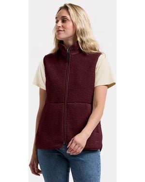 Didriksons Siv Fleece Gilet - Purple
