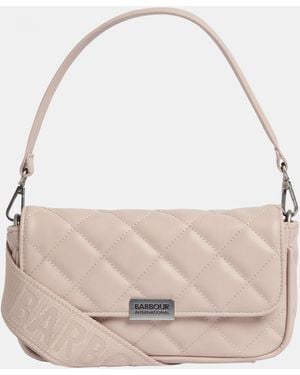 Barbour Quilted Mini Soho Crossbody Bag - Grey