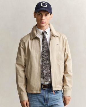 GANT Cotton Windcheater Jacket - Natural
