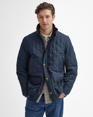 Barbour jacket mens navy deals