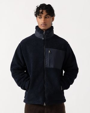 GANT Patch Pocket Fleece Jacket - Blue