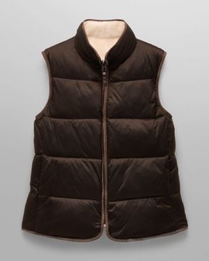 Joules Reversible Fur Gilet - Black
