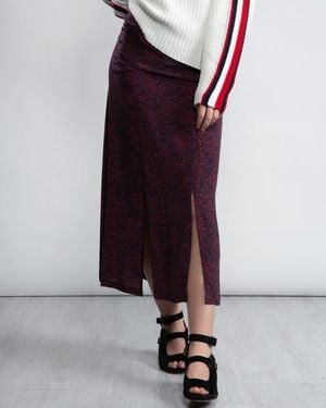 Tommy Hilfiger Kacy Midi Skirt - Red