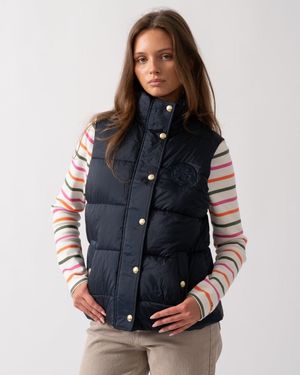 Joules Reversible Gilet - Blue