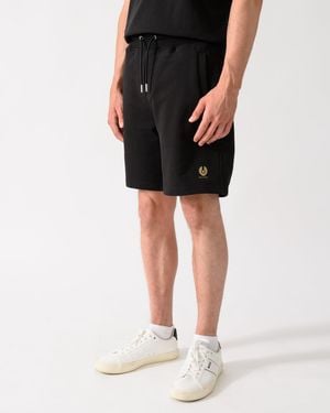 Belstaff Logo Sweatshorts - Black
