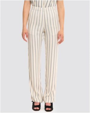 Samsøe & Samsøe Hoys Straight Aop Trousers 7700 Size: S - Metallic