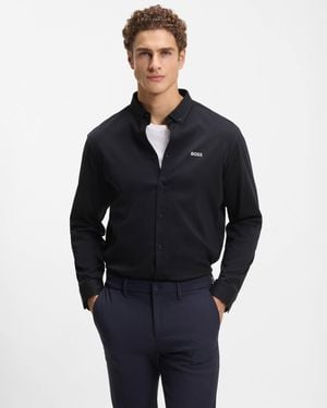 A/W 26 Boss St Motion Long Sleeve Shirt - Blue
