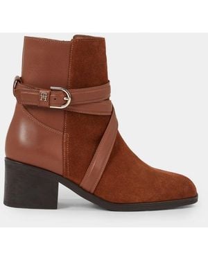 Tommy Hilfiger Elevated Essential Thermo Midheel Boots - Brown