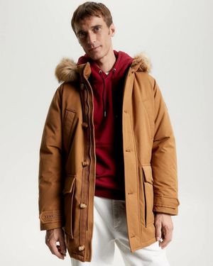 Parka hampton tommy hilfiger orange best sale