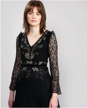 French connection lace sheath dress hot sale