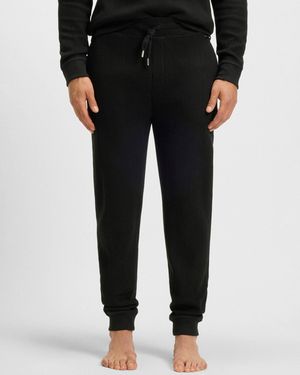 BOSS Structure Loungewear Trousers - Black
