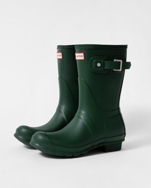 HUNTER Original Short Wellies - Green
