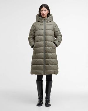 Barbour Olivios Longline Puffer Jacket - Grey