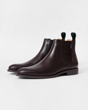 Paul Smith Cedric Leather Chelsea Boots - Black