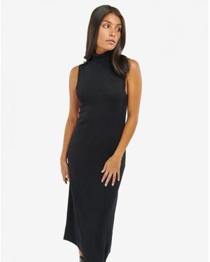 Barbour Rosbern Knitted Midi Dress - Blue
