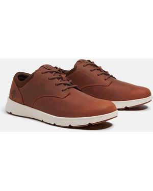 Timberland Parker Street Full Grain Leather Trainers - Brown