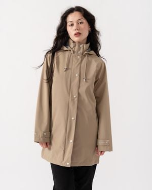 Ilse Jacobsen Gentle Rain Raglan Raincoat - Natural