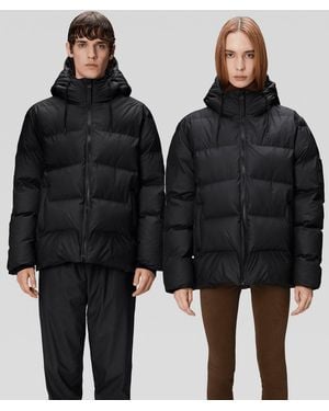 Rains Alta Puffer Jacket - Black