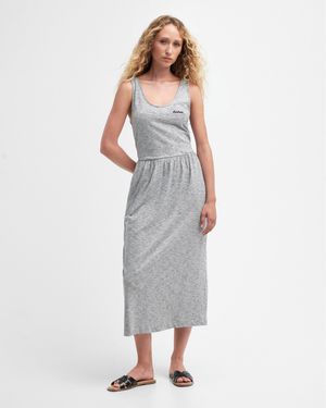 Barbour Woodford Midi Dress - Grey