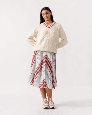 Samsøe & Samsøe Juliette Aop Skirt 10798 - Red