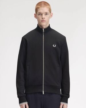Fred Perry Zip Through Sweatshirt - Blue