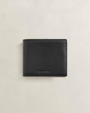 GANT Leather Bifold Wallet - Black
