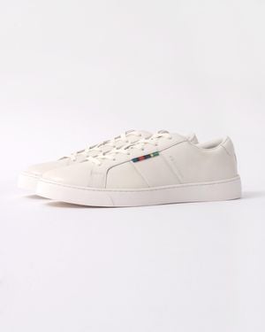 Paul Smith Beech Leather Trainers - Natural