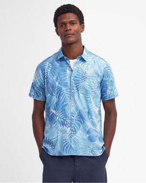 Barbour Cornwall Summer Shirt Size: S - Blue