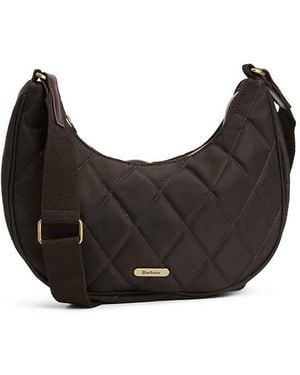 Barbour Quilted Sling Shoulder Bag - Black