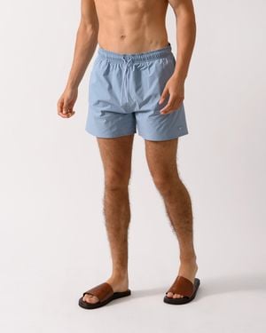 Emporio Armani Essential Eagle Logo Swim Shorts - Blue